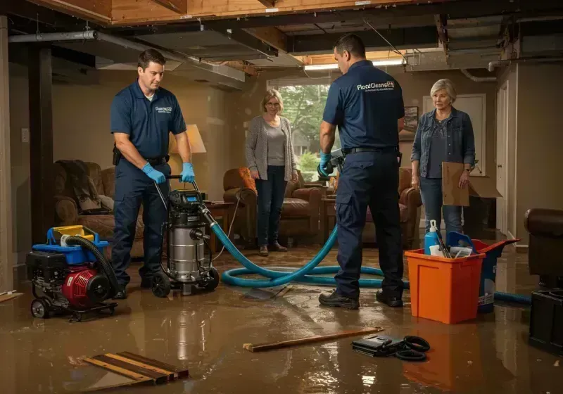 Basement Water Extraction and Removal Techniques process in Woodlawn Beach, FL